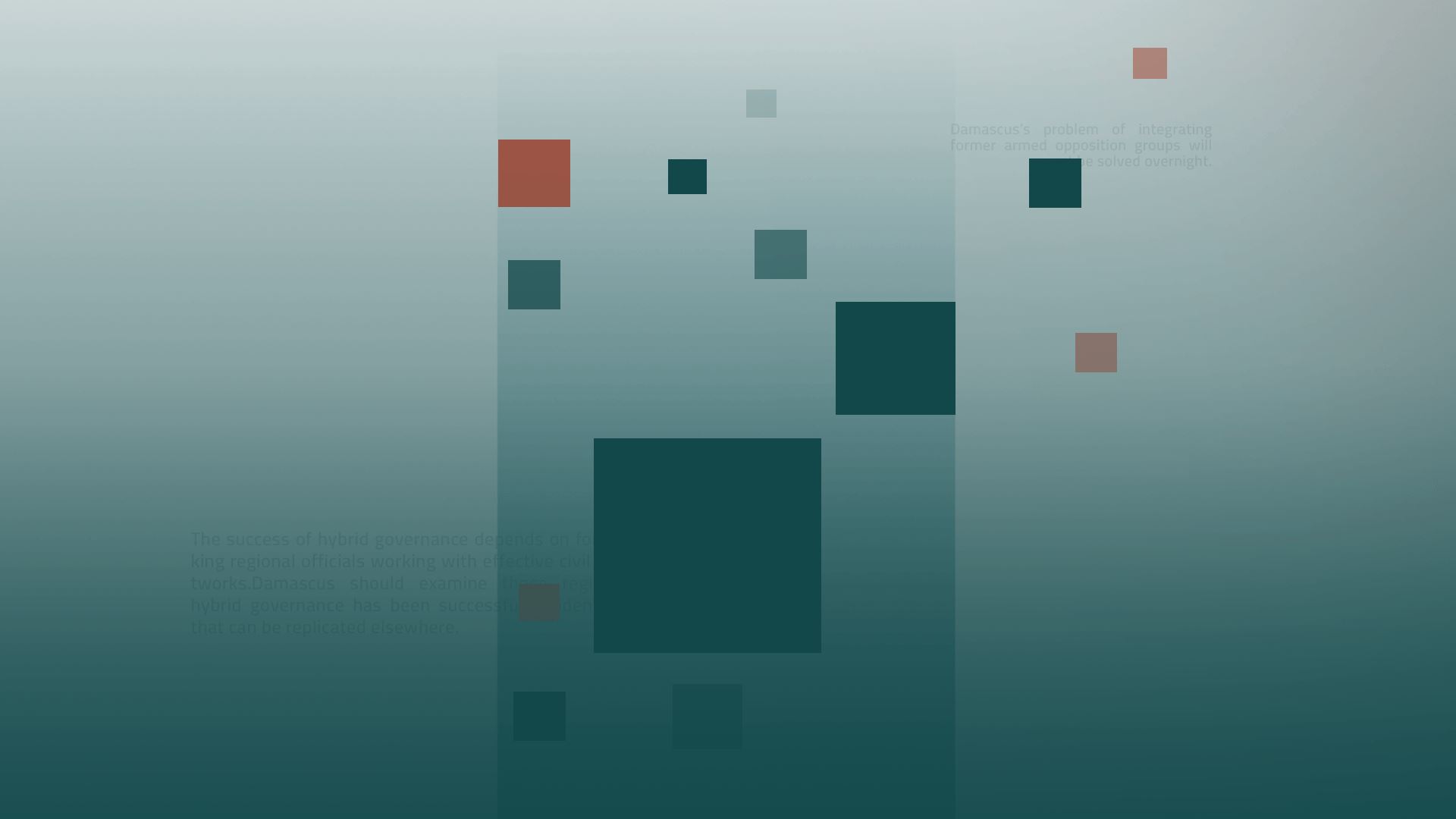 الـحكم المحلي بـــــــعد الأسد نموذج دولة هجينة للمستقبل