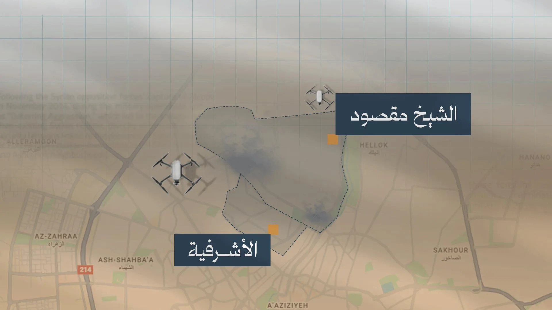 العملية العســــكريــة في حيـي  الشيخ مقصود والأشرفية